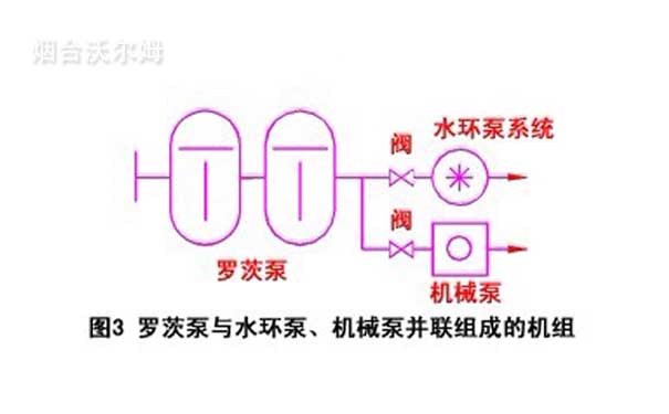 罗茨泵与水环泵、机械泵并联组成的机组